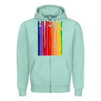 Seafoam Human Zipper Hoodie - Bettercallsaul