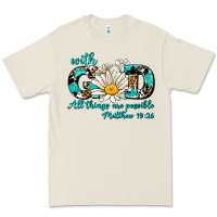 Bone with god all things are possible daisy Premium Tee - AdoDesignShop