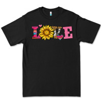 Black love sunflower valentines day Premium Tee - AdoDesignShop