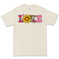 Love Sunflower Valentines Day Premium Tee | Teevron