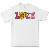 White love sunflower valentines day Premium Tee - AdoDesignShop