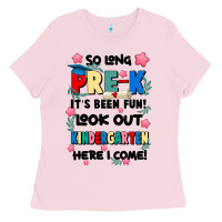 Bubblegum Pink so long pre k Ladies Tee - JahusDesignShop