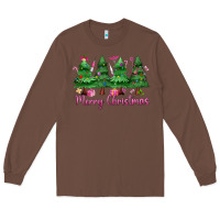 Chestnut Merry Christmas Nurse trees Long Sleeve Tee - MaliasSmallBusiness