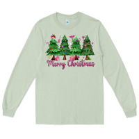 Matcha Merry Christmas Nurse trees Long Sleeve Tee - MaliasSmallBusiness