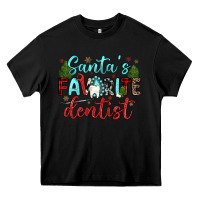 Black santas favorite dentist Heavy Core Tee - JahusDesignShop