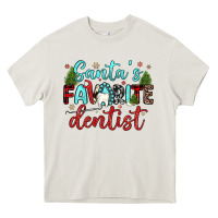 Cream santas favorite dentist Heavy Core Tee - JahusDesignShop