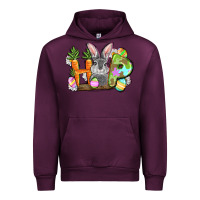 Mauve Wine hop easter day Urban Hoodie - FaDigitalArtStudio