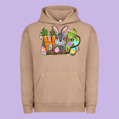 Hop Easter Day Urban Hoodie Designed By Fadigitalartstudio