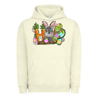 Pigment Pistachio hop easter day Urban Hoodie - FaDigitalArtStudio