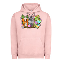 Pigment Salmon hop easter day Urban Hoodie - FaDigitalArtStudio