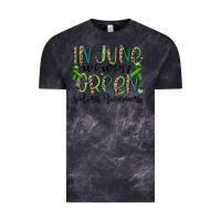 Cloud Black in june we wear green scoliosis awareness Vintage Tee - MaliasSmallBusiness