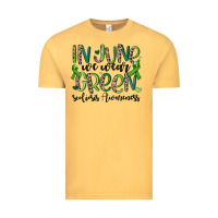 Vintage Mustard in june we wear green scoliosis awareness Vintage Tee - MaliasSmallBusiness