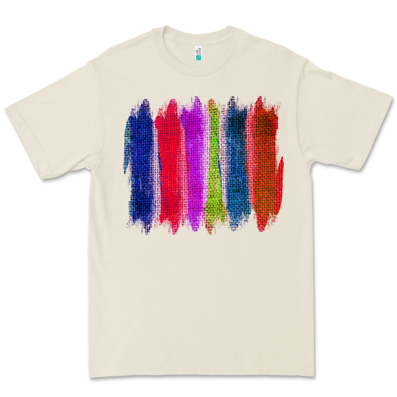 Colored Jute Brush Strokes Premium Tee by Bettercallsaul | Teevron