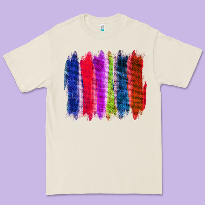 Colored Jute Brush Strokes Premium Tee Designed By Bettercallsaul