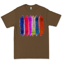 Cacao Colored Jute Brush Strokes Premium Tee - Bettercallsaul