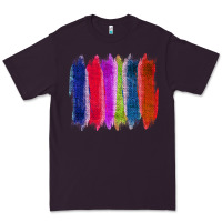 Plum Colored Jute Brush Strokes Premium Tee - Bettercallsaul