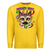 Lemon meowdi gras mardi gras cat Premium Sweatshirt - CowGirlArtShop
