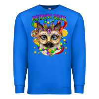 True Royal meowdi gras mardi gras cat Premium Sweatshirt - CowGirlArtShop