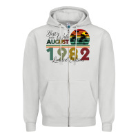 Dove Grey Best Wife Since August 1982 Limited Edition Zipper Hoodie - Bettercallsaul