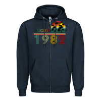 Navy Best Wife Since August 1982 Limited Edition Zipper Hoodie - Bettercallsaul
