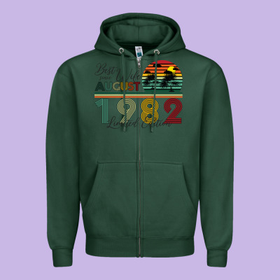 Best Wife Since August 1982 Limited Edition Zipper Hoodie Designed By Bettercallsaul