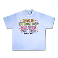 Grape Ice god is within her she will not fall Urban Heavy Tee - MaliasSmallBusiness