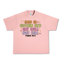 Salmon god is within her she will not fall Urban Heavy Tee - MaliasSmallBusiness