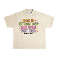 Sandshell god is within her she will not fall Urban Heavy Tee - MaliasSmallBusiness