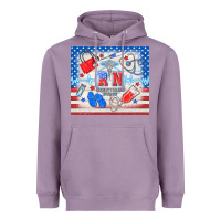 Lavender American memorial day rn registered nurse Heavyweight Hoodie - TumblerDesignByShophia