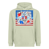 Matcha American memorial day rn registered nurse Heavyweight Hoodie - TumblerDesignByShophia