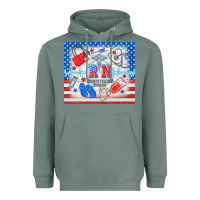 Sage American memorial day rn registered nurse Heavyweight Hoodie - TumblerDesignByShophia