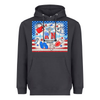 Smoke American memorial day rn registered nurse Heavyweight Hoodie - TumblerDesignByShophia