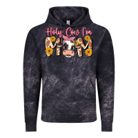 Cloud Black holy cow i'm mom Vintage Hoodie - MaliasSmallBusiness