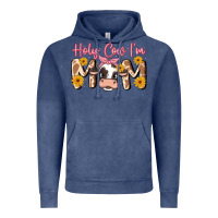 Vintage Denim holy cow i'm mom Vintage Hoodie - MaliasSmallBusiness