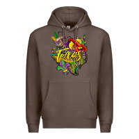 Coffee texas map mardi gras Premium Hoodie - CowGirlArtShop