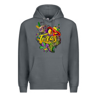 Rock texas map mardi gras Premium Hoodie - CowGirlArtShop