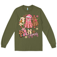 Army Green pantasmas christmas mexican conchas ghosts Long Sleeve Tee - MaliasSmallBusiness
