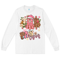 White pantasmas christmas mexican conchas ghosts Long Sleeve Tee - MaliasSmallBusiness