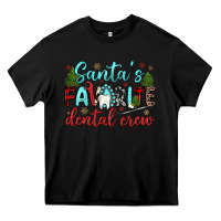 Black santas favorite dental crew Heavy Core Tee - JahusDesignShop