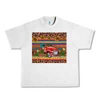 Lunar Rock truck sunflower leopard Urban Heavy Tee - AdoDesignShop