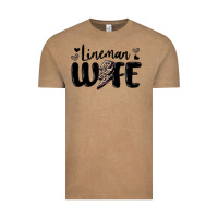 Vintage Coffee lineman wife Vintage Tee - MaliasSmallBusiness