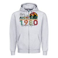 Best Wife Since August 1980 Limited Edition Zipper Hoodie | Teevron