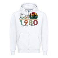 White Best Wife Since August 1980 Limited Edition Zipper Hoodie - Bettercallsaul