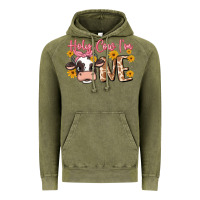 Vintage Olive holy cow i'm one Vintage Hoodie - MaliasSmallBusiness