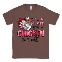 Chestnut i see you chicken out Classic Tee - MaliasSmallBusiness