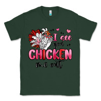 Sports Green i see you chicken out Classic Tee - MaliasSmallBusiness