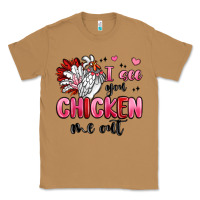 Toasted Coconut i see you chicken out Classic Tee - MaliasSmallBusiness