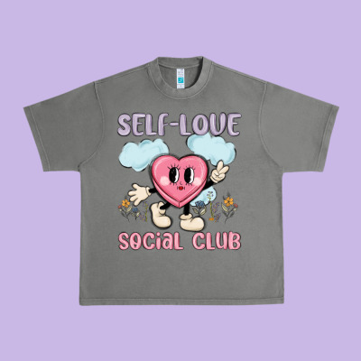 Self Love Social Club Urban Heavy Tee Designed By Maliassmallbusiness