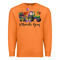 Carrot mardi gras tractor Premium Sweatshirt - CowGirlArtShop