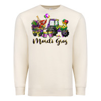 Sandshell mardi gras tractor Premium Sweatshirt - CowGirlArtShop